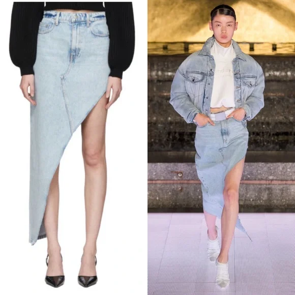 Alexander Wang | Skirts | Alexander Wang Asymmetrical Denim